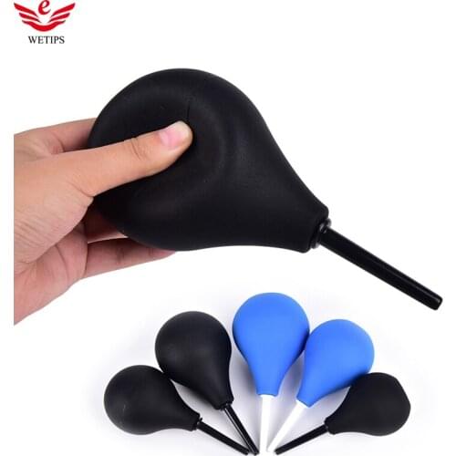Wetips Silicone Travel Toilet Shower Bidet Enema Ducha Bulb Syringe Anal Cleaner Bidet Anal Shower Syringe EnemaDouche