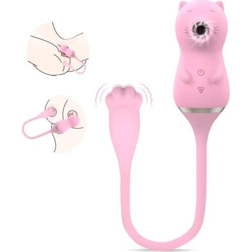 Silicone Cat Sucking Vibrator Kitten Cute For Women Clitoris Nipple G-Spot Massager Sex Toy Shop Foreplay Flirting Sexules Toys