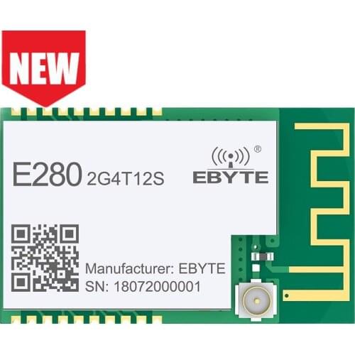 SX1280 LoRa Module 2.4GHz RF Transceiver UART Wireless Serial Receiver 12dBm 3km E280-2G4T12S Spread Spectrum Anti-Interface IoT