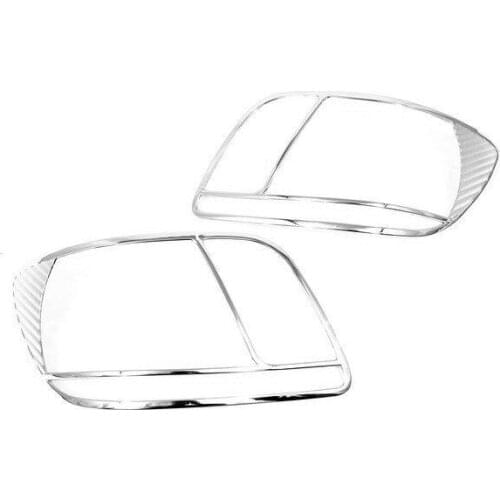 High Quality Chrome Tail Light Cover for Kia Rio 06 Up Free Shipping