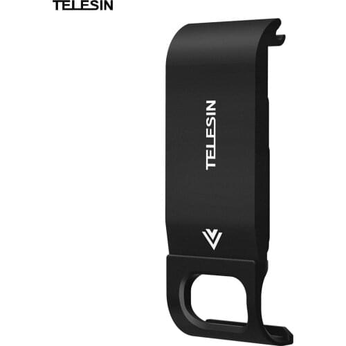 Protective Aluminum Alloy Battery Door Removable Battery Case Side Cover with Charging Port for GoPro Hero 9