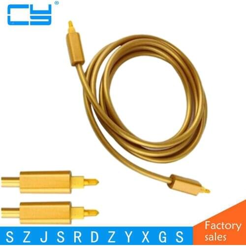 Gold 1m/1.5m/2m/3m 3.5mm OD6.0 Digital Audio Optical Optic Fiber Cable Toslink SPDIF Cord HD Connection Cable