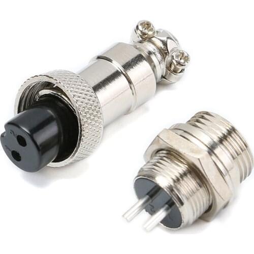 10PCS 12mm aviation plug socket GX12-2/3/4/5/6P core male female connector