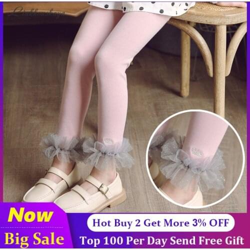 Girl Winter Pants 2019 Fashion Cute Cat Pants Children Thick Warm Trousers Girls Leggings With Fleece Warm Elastic Waist Cotton