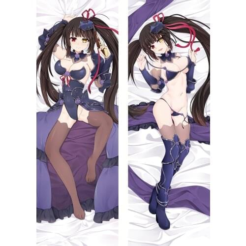 2019-January Update Japanese Anime DATE A LIVE Tokisaki Kurumi Dakimakura Body Decorative Pillowcases Hugging Pillow Cover Case