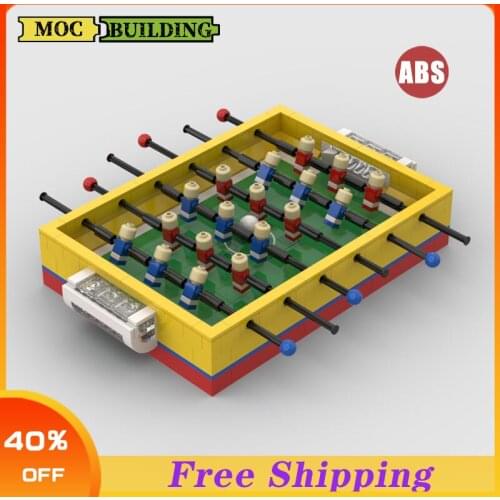 401PCS Table Football Game Building Blocks Moc Brick Kid Gift And Educational Toys For Children