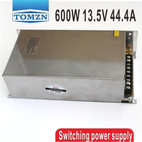 600W 13.5V 44.4A 220V input Single Output Switching power supply AC to DC