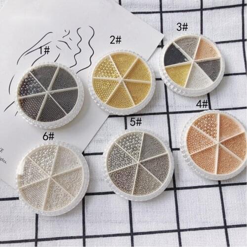 DIY jewelry accessories different color specifications rice beads nail art decorative jewelry materials