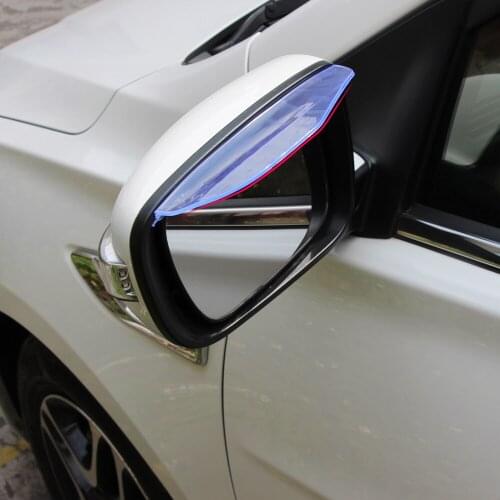 Car Rearview Mirror Rain Blades car back mirror eyebrow rain cover For Volkswagen VW Golf 4 5 6 Polo Passat B5 B6 B7 Jetta Mk6