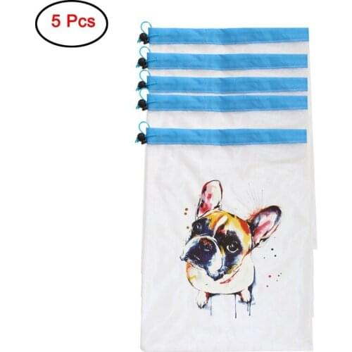 Mesh Home Reusable Bags Packs Organzier Bag Handbag Vegetable Fruit Toys Storage Pouch Rope Double-Stitched Grocery Organizer