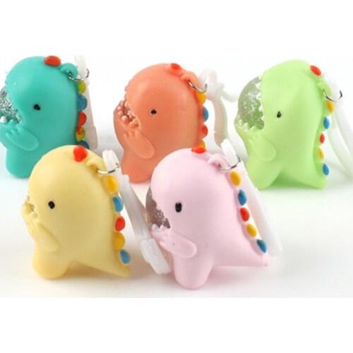 Cute Cartoon Little Dinosaur Keychain Animal Key chains Infinite Squeeze Decompression Toys antistress keychain accessories