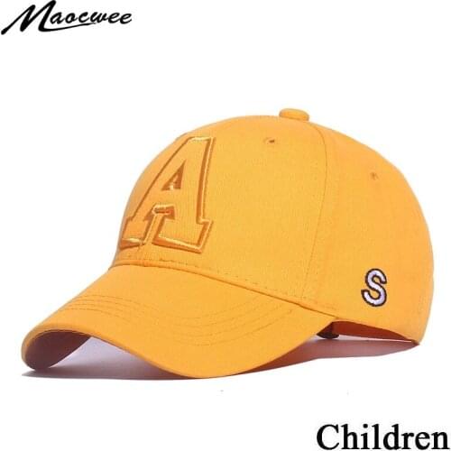 2021 New Cute Baby Hat Kids Snapback Baseball Caps Spring Summer Letter Embroidery Cotton Sun Hats Toddler Children Hip-Hop Hat