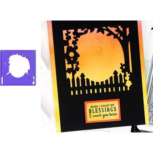 Metal cutting dies garden gateway die set cut die mold Scrapbook cards making paper craft knife mould new 2020