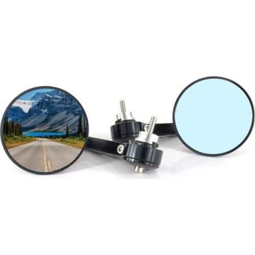 Motorcycle CNC Handlebar Bar End Mirrors Fit For YAMAHA YZF-R6 YZF-R1 YZF-R15 YZF-R1M FJR1300 Rear View Side Mirror Cafer Racer