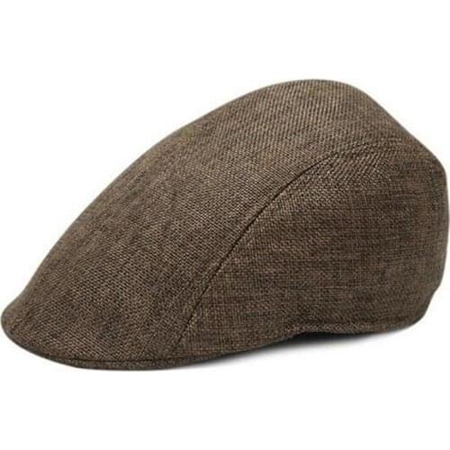 New Men Women Vintage Beret Newsboy Flat Cabbie Causal Driving Hats Breathable Cotton Cap sunbonnet -Y107