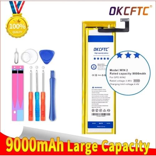 OKCFTC NEW WIN2 battery for GPD MicroPC Pocket 2 for GPD win2 battery for GPD Pocket 2 P2 Max battery for GPD WIN 1 batteries