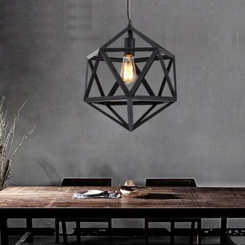 Industrial Vintage Edison LED Pendant Lamp Iron Black Hanging Light Fixtures Noridc Loft Lights Pendant Lighting Home Decor