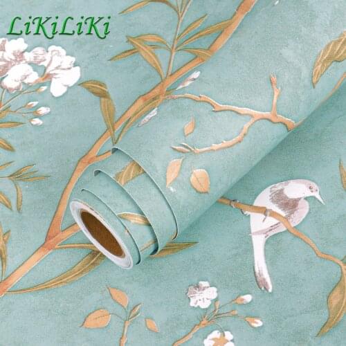 Self Adhesive Non-woven Wallpapers for Living Room Luxury Home Decors Bedroom Wardrobe Vinyl Paper Removable Wall Sticker Decals