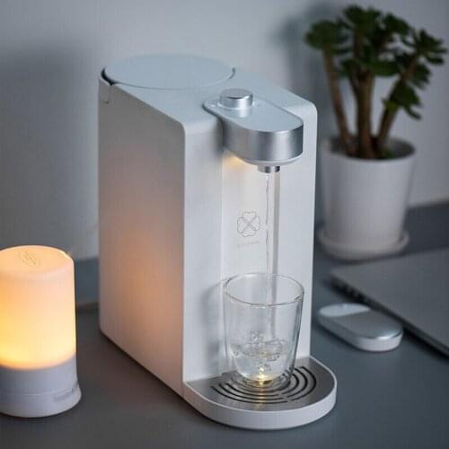 SCISHARE Hot Drinking Water Machine Mini Desktop Tea Bar Machine S2101 White 220V Hot Water Dispenser Home Office Use