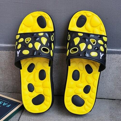 Foot Massage Slippers Women Slides for Men Indoor Health Slippers Non-slip Comfortable Unisex 2021 Summer Flip Flops Chaussure