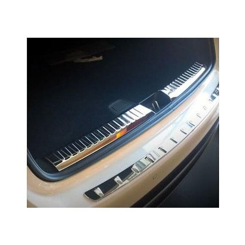 Steel Rear Bumper Protector Trnk Step Plate for Benz GLA 180 200 250 2015-2013