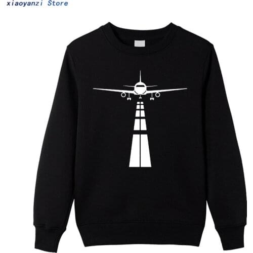 Pilot Airplane pullovers Men sweatshirts Eat Sleep Fly Repeat Vintage hoodies Cotton Black sweatshirt sportwear top931