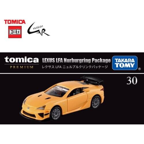 Takara Tomy Tomica Premium Alloy Car Model Boy Toy TP30 Lexus LFA Burburgring Package Sports Car Diecast Vehicle
