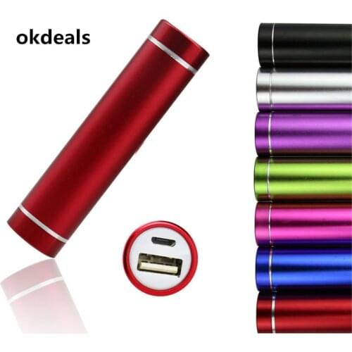 HOT DIY Box For 2600mAh Standard 18650 Battery Portable Power Bank External Mobile USB Battery Charger Box For Cell Phone