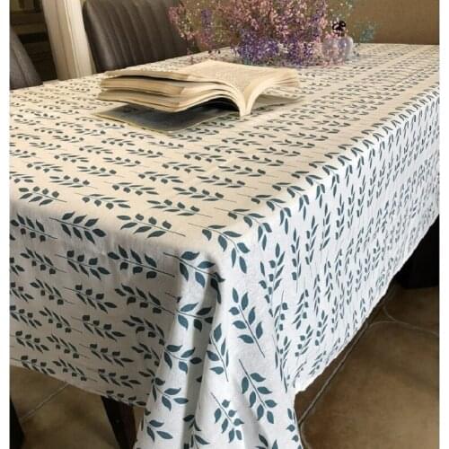 Japanese fresh leaves cotton linen tablecloth napkins cloth cover cloth kitchen cloth baking food photo background cloth
