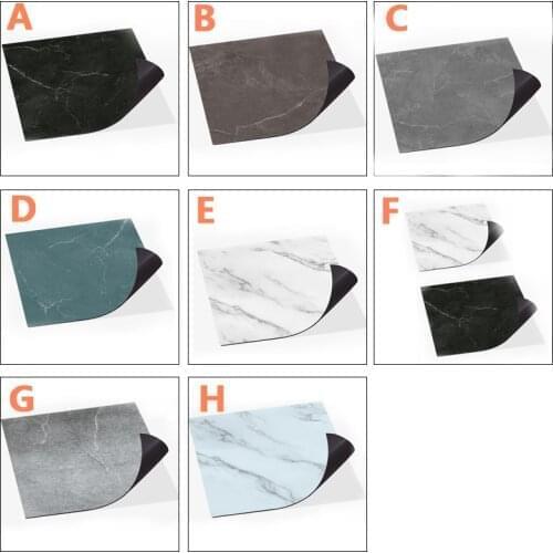 1PC 30x30cm Self-adhesive Durable Floor Tile Sticker PVC Wall Sticker Bathroom Kitchen Ground DIY Home Decor