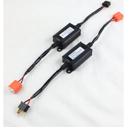 FSYLX 2Pc H7 led Headlight Canceller Decoder Canbus Car LED DRL Fog Singal Load Resistor Canbus Error Free Anti Flicker Resistor