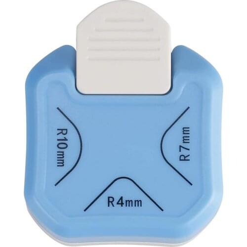 3 In1 Mini Corner Trimmer Corner Durable Rounder Punch R4/R7/R10mm Round Corner Trimmer DIY Paper Cutter Card Scrapbooking Punch