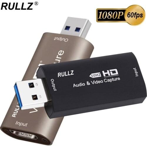 4K Video Capture Card USB 3.0 2.0 HDMI Game Grabber Recorder 1080P 60fps for PS3 PS4 TV Box HD Camera Recording / Live Streaming