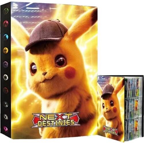 432 Cards pokemon card album 9 Pocket Anime Pokémon Map Game Collection Binder Holder Folder Top Loaded List Toys Gift for kids