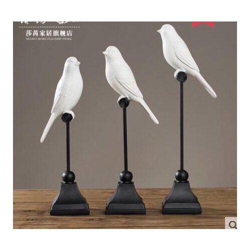 American country lives in adornment birdy resin place sitting room porch office desktop Nordic style bird pigeon home decoration