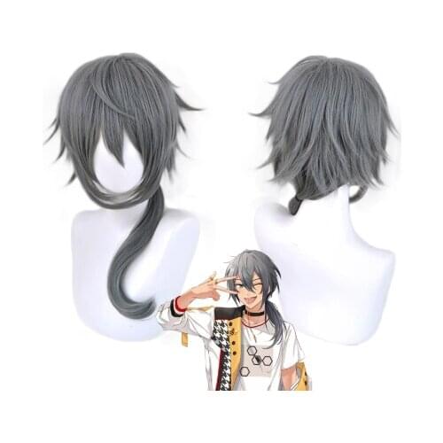 Anime Ensemble Stars Shiina Niki Cosplay Wig Heat Resistant Synthetic Hair + Wig Cap