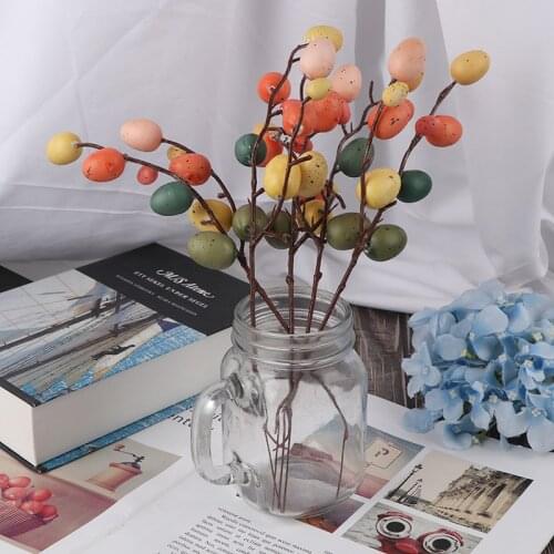 Easter Egg Tree Decor Creative Branch With Painting Eggs Easter Egg Decoration Easter Supplies Party Suplies