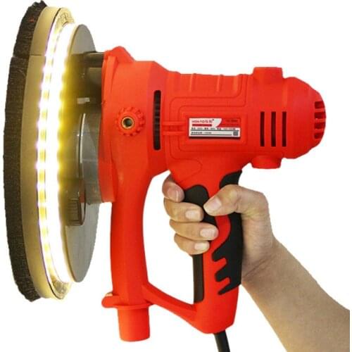 Electric led light wall putty polisher machine 220V sanding grinding machine