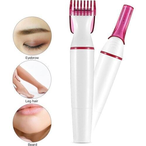50pcs 5 In 1 Electric Epilator Women Hair Removal Bikini Trimmer Shaving Machine Women Shaver Razor Eyebrow Depilador