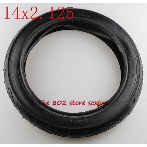 Good quality 14 X 2.125 inner and outer tire 14*2.125 tube tyre fits Many Gas Electric Scooters and e-Bike