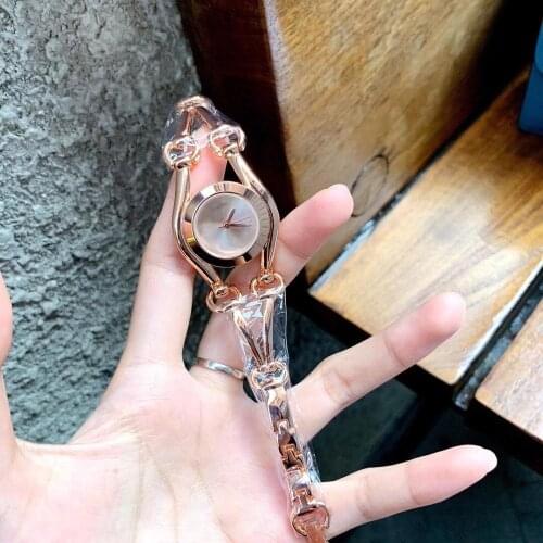 Fashion Brand Womens Bracelet watch Silver Rose watches Cherry Shape Highlights Feminine Charm Gift First Choose