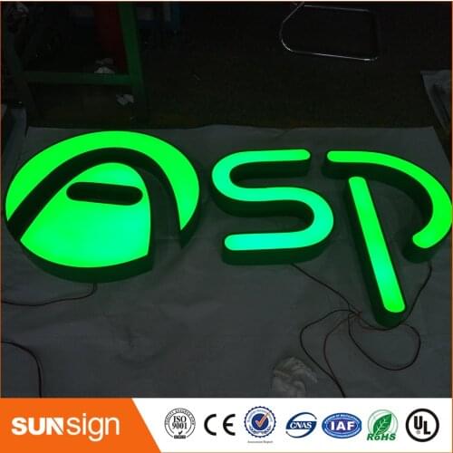 Wholesale outdoors store led sign letters