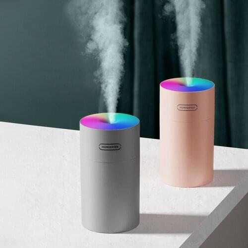 Dazzling Lamp Colorful Cup Mini Humidifier Cool Mist Maker USB Ultrasonic Aroma Diffuser Electric Air Humidifier Aromatherapy