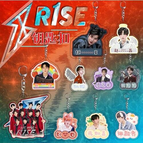 RISE Peripheral Keychain Yan Xujia Zhou Zhennan Xia Zhiguang He Luoluo Same Paragraph Collect Pendant Birthday Gift Bag Ornament