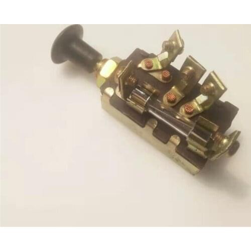 Agricultural tractor headlight switch single gear dual gear hand push pull switch car truck modified horn wiper switch