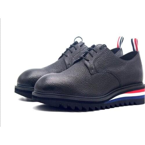 Tuziblobo Men's Leather Sneakers