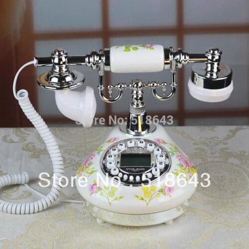 Free shipping telephone rural antique telephone European phone restoring ancient ways Vintage telephone