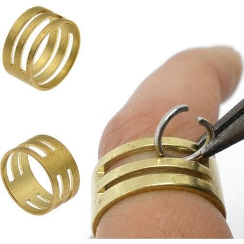 1/2pcs Brass Jump Ring Opener Closing Tool Finger DIY Jewelry Making Finding Jewelry Accessories