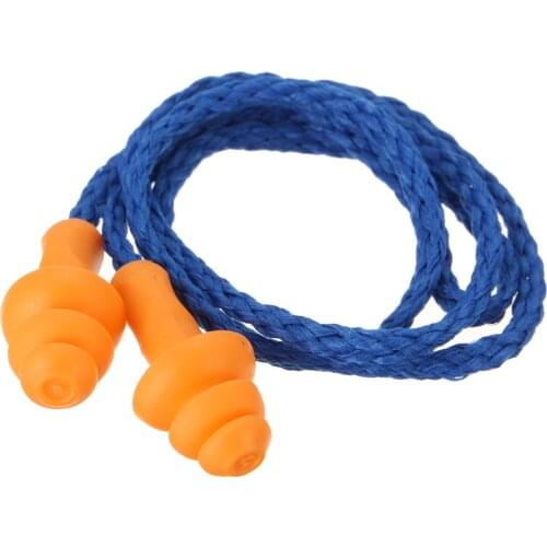 10piece Set of Earplugs Ear Protectors Soft Silicone Wire Earplugs Reusable Hearing Protectors Noise-reducing Earmuffs