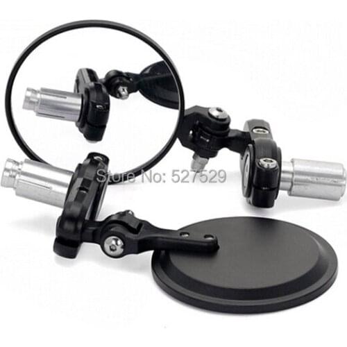 2PCS FOLDABLE HANDLE BAR END MIRROR 3" MIRRORS FOR HONDA RUCKUS AERO A EZ 50 90